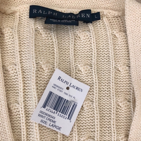 Ralph Lauren Womens Sweater Cardigan (L) - Picture 3 of 4